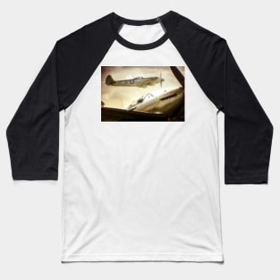 Supermarine Seafire Sunset Baseball T-Shirt